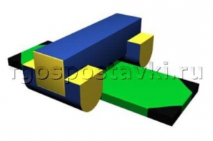 Модуль-трансформер № 6 (с брусом и туннель - опорами) - fgospostavki.ru - Королёв