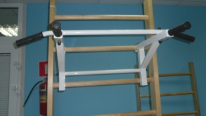 Тренажер турник-брусья навесной на шведскую стенку 1000х600х300 мм - fgospostavki.ru - Королёв