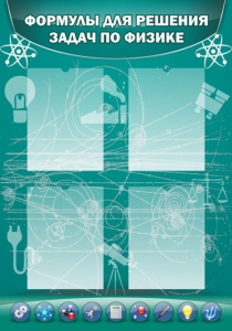 Стенд "Формулы для решения задач по физике" Вариант 3 - fgospostavki.ru - Королёв