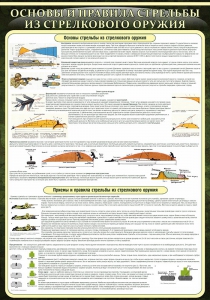Стенд "Основные правила стрельбы из стрелкового оружия" - fgospostavki.ru - Королёв