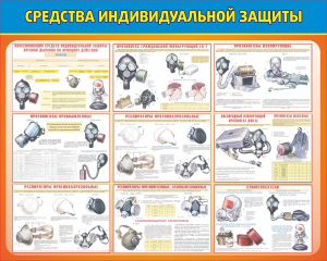 Стенд "Средства индивидуальной защиты" Вариант 2 - fgospostavki.ru - Королёв