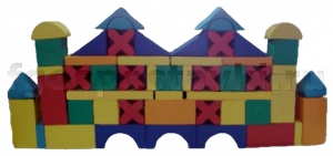 Мягкий модуль-конструктор "Замок" (52 элемента) - fgospostavki.ru - Королёв