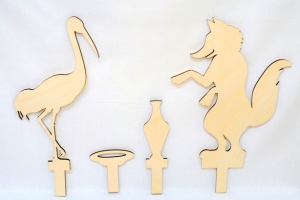 Теневой театр "Лиса и журавль" - fgospostavki.ru - Королёв