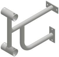 Кронштейн настенный (двухрядный) - fgospostavki.ru - Королёв