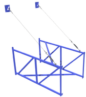 Ферма баскетбольная вынос 2 метра для щита из оргстекла 1,8х.1,05 метра - fgospostavki.ru - Королёв