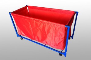 Контейнер для мячей на колесиках (разборный без крышки) - fgospostavki.ru - Королёв