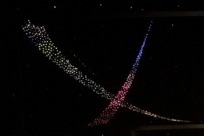 Потолок "Звездное небо с анимационным фибероптическим эффектом метеориты" - fgospostavki.ru - Королёв