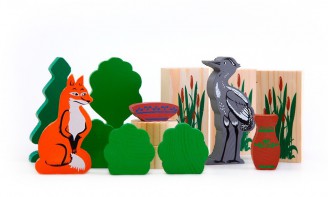 Комплект игрушек для сказкотерапии "Лиса и журавль" - fgospostavki.ru - Королёв