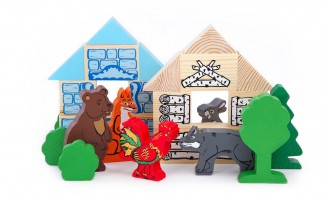 Комплект игрушек для сказкотерапии "Зайкина избушка" - fgospostavki.ru - Королёв