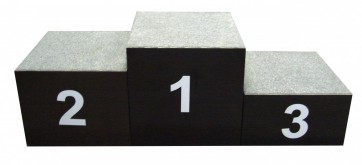 Пьедестал победителей на 3 места (деревянный) - fgospostavki.ru - Королёв