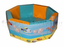 Сухой бассейн восьмигранный с шелкографией - fgospostavki.ru - Королёв