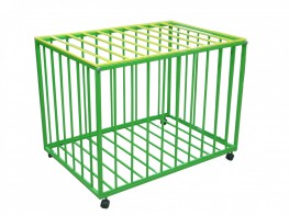 Контейнер для мячей на колесиках (разборный с крышкой) - fgospostavki.ru - Королёв