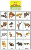 Раздаточные карточки "Дикие животные (2)" - fgospostavki.ru - Королёв