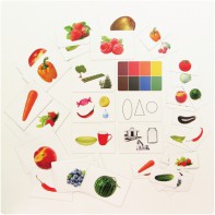 Набор магнитных карточек "Загадки-отрицания". Плоды - fgospostavki.ru - Королёв