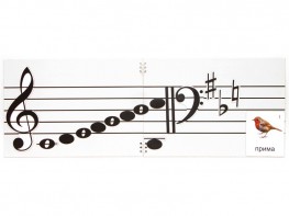 Настольное мягкое магнитно-маркерное поле с нотным станом - fgospostavki.ru - Королёв