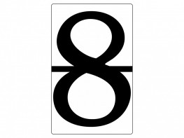 Набор магнитных карточек "Произвольный размер "8" (3 штуки) - fgospostavki.ru - Королёв