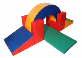 Модуль-трансформер № 3.1 (с полукольцом и ступенькой), 6 элементов - fgospostavki.ru - Королёв