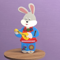 Бизиборд «Зайчик-побегайчик» - fgospostavki.ru - Королёв