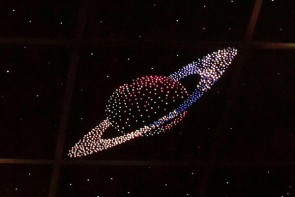 Потолок "Звездное небо с анимационным фибероптическим эффектом сатурн" - fgospostavki.ru - Королёв