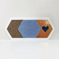 Декоративная тактильная панель 3в1 - «Пробка, Ворс, Пайетка» - fgospostavki.ru - Королёв