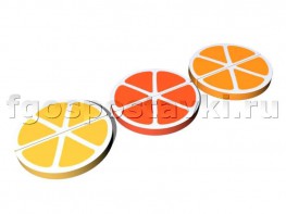 Мат "Дольки апельсина, грейпфрута" - fgospostavki.ru - Королёв