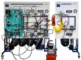 Лабораторный стенд «Пневматическая система грузового автомобиля КАМАЗ с прицепом» - fgospostavki.ru - Королёв