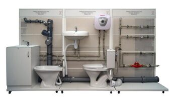 Учебный трехмодульный стенд «Слесарь - сантехник» - fgospostavki.ru - Королёв