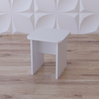 Табурет «Белый кубик» - fgospostavki.ru - Королёв