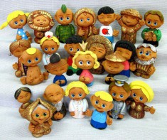 Набор глиняных человечков для сказкотерапии и песочной терапии - fgospostavki.ru - Королёв