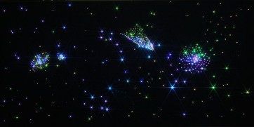 Напольный фиброоптический ковер "Млечный путь" 200х100, 300 точек - fgospostavki.ru - Королёв