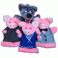 Набор перчаточных кукол "Три поросенка" - fgospostavki.ru - Королёв