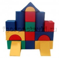 Мягкий модуль-конструктор "Городок" (18 элементов) - fgospostavki.ru - Королёв