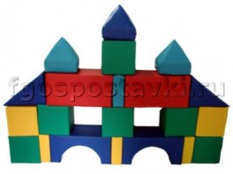 Мягкий модуль-конструктор "Городок" (21 элемент) - fgospostavki.ru - Королёв