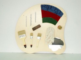 Тактильная панель "Тело гусеницы" (кисточки) - fgospostavki.ru - Королёв