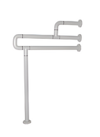 Поручень напольно-настенный с антибактериальным покрытием (белый) - fgospostavki.ru - Королёв