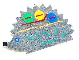 Игра-шнуровка для слабовидящих детей "Ежик" - fgospostavki.ru - Королёв