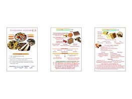 Плакаты ПРОФТЕХ "Конфетные изделия" (3 пл, винил, 70х100) - fgospostavki.ru - Королёв