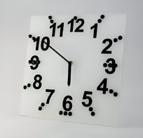 Часы тактильные настольные с крупными цифрами - fgospostavki.ru - Королёв