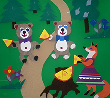 Пособие для слабовидящих детей - Театр-сказка "Два жадных медвежонка" - fgospostavki.ru - Королёв