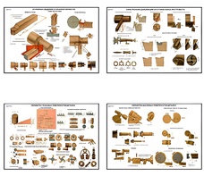 Плакаты ПРОФТЕХ "Основы токарной обработки металла" (20 пл, винил, 70х100) - fgospostavki.ru - Королёв
