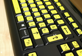 Комплект для маркировки клавиатуры азбукой Брайля - fgospostavki.ru - Королёв