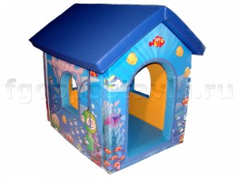 Домик игровой "Море" с рисунком (трансформируется в маты) - fgospostavki.ru - Королёв