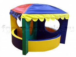 Сухой бассейн-трансформер "Карусель" 6 элементов с шариками - fgospostavki.ru - Королёв