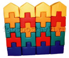 Мягкий модуль-конструктор "Строитель" (40 элементов) - fgospostavki.ru - Королёв