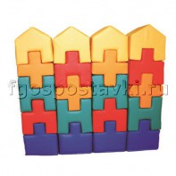 Мягкий модуль-конструктор "Строитель" (20 элементов) - fgospostavki.ru - Королёв