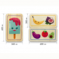Набор стеновых панелей «Милая еда - Радуга вкуса» - fgospostavki.ru - Королёв
