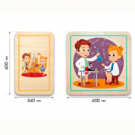 Набор стеновых панелей «Мои увлечения - Весёлые эксперименты» - fgospostavki.ru - Королёв