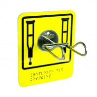 Травмобезопасный крючок-держатель для костылей и одежды - fgospostavki.ru - Королёв