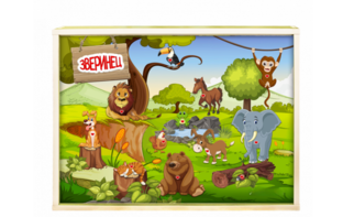 Интерактивная светозвуковая панель «Зверинец» - fgospostavki.ru - Королёв