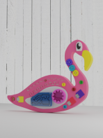 Бизиборд «Розовый фламинго» - fgospostavki.ru - Королёв